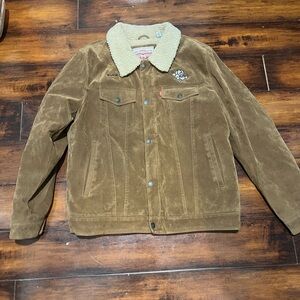 Levi's Tan Sherpa Lined Jacket